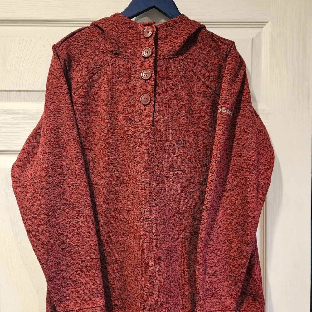 Women's Columbia Half-Button Pullover Hoodie, Like New - XL
